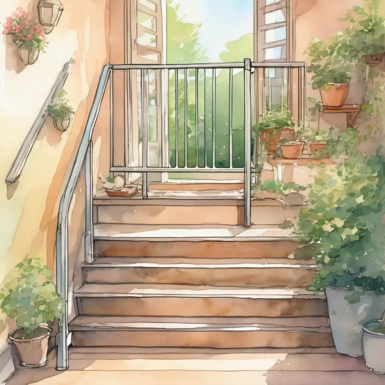 壁掛式斜坡板外加一片活動式斜坡板 示意插圖