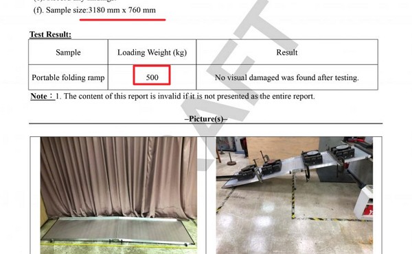 常見問題 3 斜坡板sgs500kg