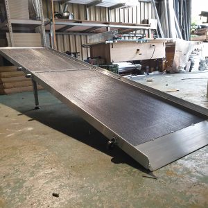 前後折疊式玻璃纖維斜坡板 175公分